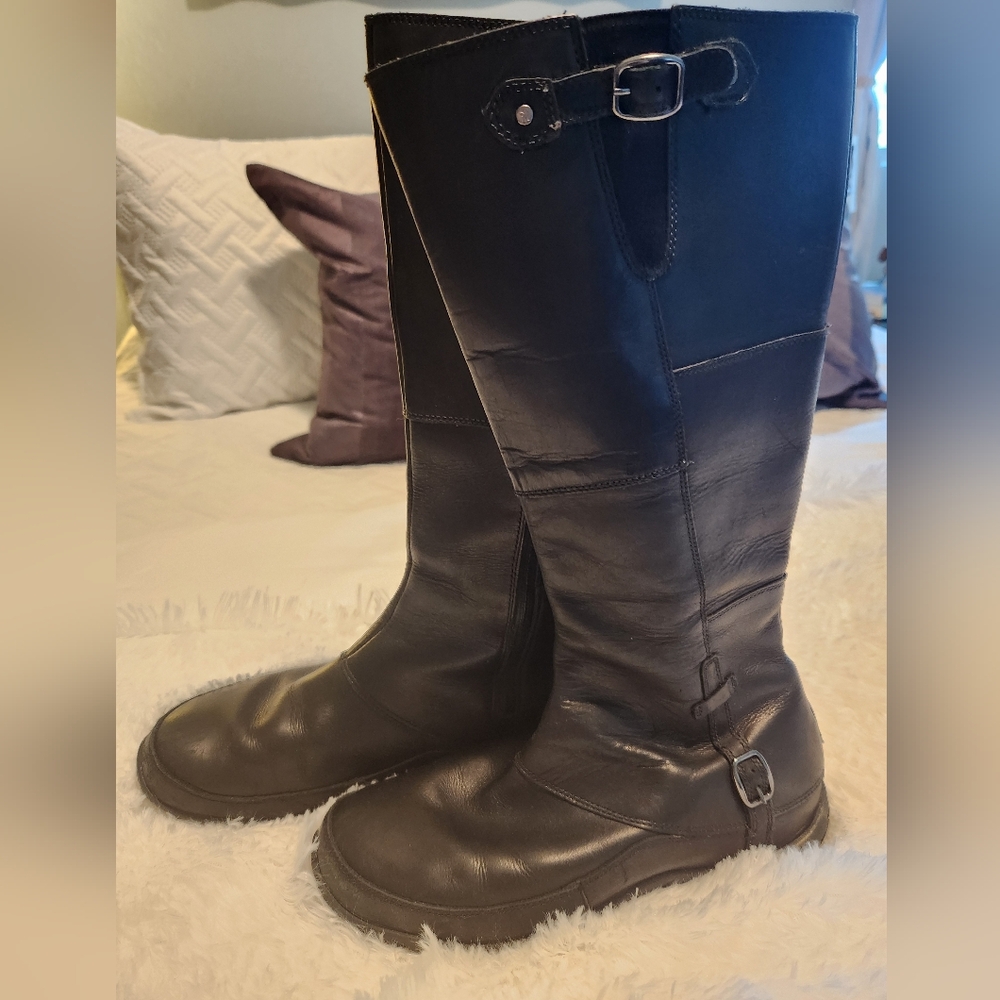 The North Face Camryn Leather Boots Sz 7.5 EUC